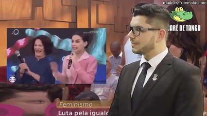 TRETA! KÉFERA TENTA HUMILHAR RAPAZ NA FÁTIMA BERNARDES (GLOBO)  FEMINISMO   Felipe Ferreira
