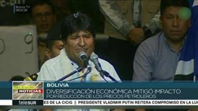 Evo Morales destaca crecimiento económico de Bolivia en 13 años