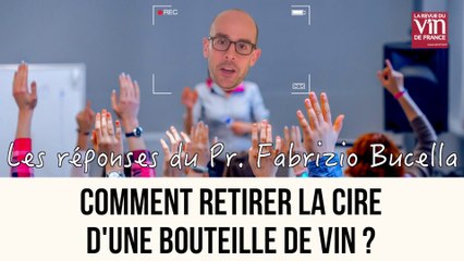 Comment retirer proprement la cire d'une bouteille de vin ?