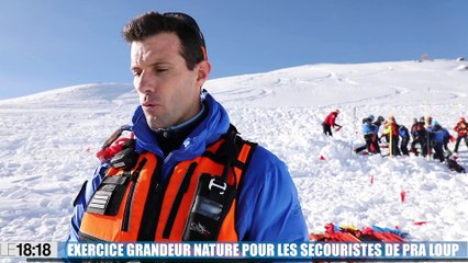 Le 18:18 - Pra Loup : plongée au coeur d’un exercice avalanche