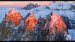 Stunning Ultra HD drone footage shows Dolomites from sunrise to sunset