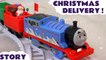 Thomas and Friends Santa Claus Delivery Christmas Holiday Jingle Bells with Toy Trains at Winter - A fun toy story for kids and preschool children