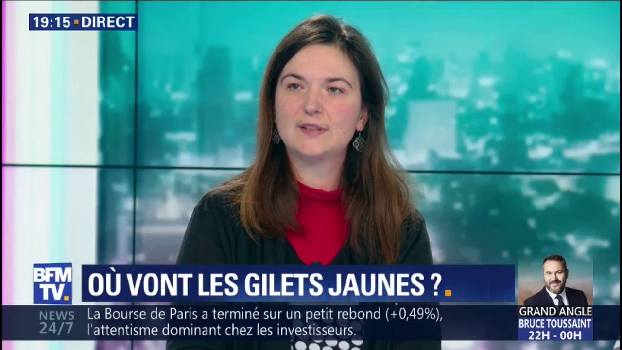 Laetitia Dewalle, porte-parole des gilets jaunes du Val d'Oise : "À ce jour il n'y a pas de mouvement politique des gilets jaunes"