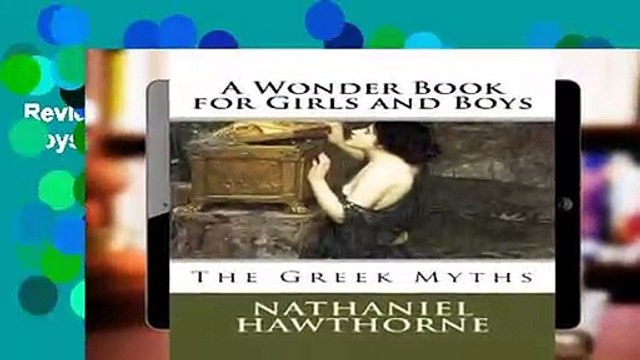 Review A Wonder Book for Girls and Boys - Nathaniel Hawthorne
