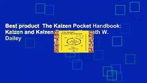 Best product  The Kaizen Pocket Handbook: Kaizen and Kaizen Events - Kenneth W. Dailey