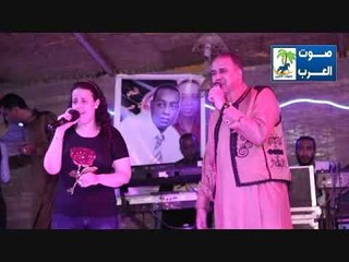 الفنان رمضان بومطرف القطعانى مع المطربة نانسي فى حفلات مطروح سهر اليالى