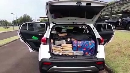 Ação policial conjunta apreende 808 kg de maconha