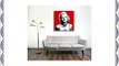Canvas Culture  Marilyn Monroe Box Framed Canvas Art Print Picture 5 Red 90 x 90cm