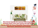 Mon Kunst Canvas Art Canvas Print Impression Painting Gold Trees and Leaves Hot Sell