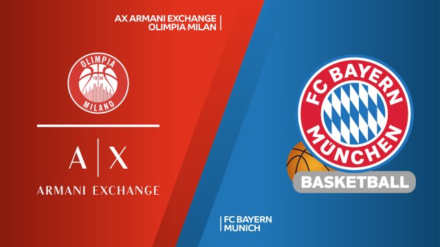 AX Armani Exchange Olimpia Milan - FC Bayern Munich Highlights | Turkish Airlines EuroLeague RS Round 13