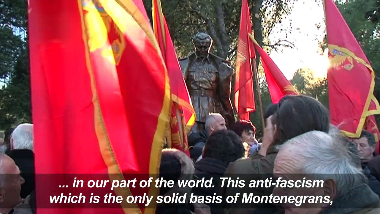 Montenegro unveils statue to late Yugoslav leader Tito
