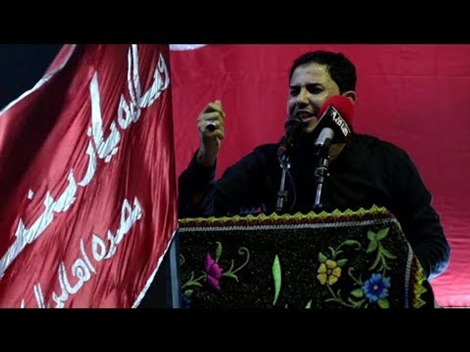 الشاعر عادل الاسدي يبكي جميع الحاضرين في مهرجان الرايه محرم 2017