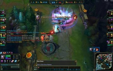 Espadas Uno leagus of legends diana full sincro combo Q+R