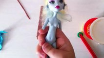 Play Doh Monster High Dresses Up Design ❤ Lagoona Blue Doll #5 [Oyun Hamuru Kıyafet Giydirme]