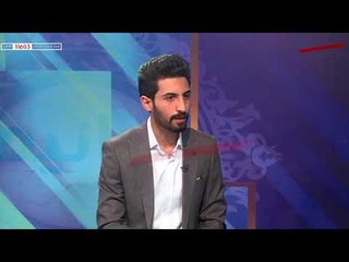 سيد فاقد الموسوي يوضح للجمهور كلمات قصيدة (( عباس يمد ايده لـ الله ))