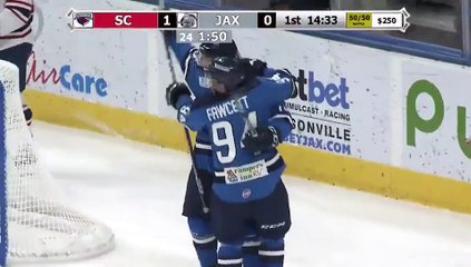 ECHL South Carolina Stingrays 1 at Jacksonville Icemen 3