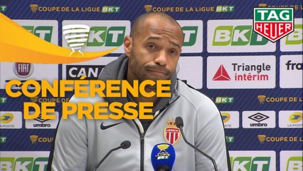 Conférence de presse AS Monaco - FC Lorient (1-0) : Thierry HENRY (ASM) - Mickaël LANDREAU (FCL) - 2018/2019