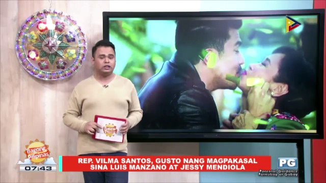 FIFIRAZZI: Rep. Vilma Santos, gusto nang magpakasal sina Luis Manzano at Jessy Mendiola