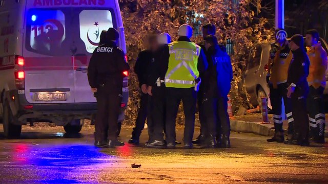 Alkollü sürücü polis ve sağlık ekiplerine zor anlar yaşattı - ANKARA