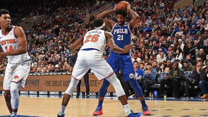 NBA : Le duo Embiid-Simmons marche sur les Knicks