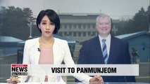 U.S. special representative for N. Korea Stephen Biegun visits Panmunjeom Thursday morning