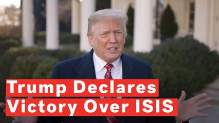 Télécharger la video: Donald Trump Orders US Troops To Return Home After Declaring Victory Over ISIS In Syria