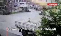 Ölümden kıl payı kurtuldular