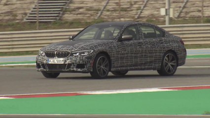 BMW M340i xDrive US (Camouflaged Prototype) Racetrack Driving Video