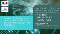 4Journée de médiation et Prix scientifique MILDECA « Science, Drogues et Addictions », 26 novembre 2018. Session 1 « Apport des neurosciences pour la prévention et le soin des addictions » - orateur : Pr Bruno Falissard
