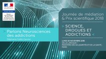 3Journée de médiation et Prix scientifique MILDECA « Science, Drogues et Addictions », 26 novembre 2018. « Parlons neuroscience des addictions » par Stéphanie Cailler-Garnier