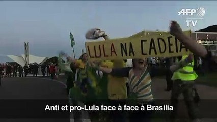 Brésil: pro et anti Lula se rassemblent devant la Cour suprême