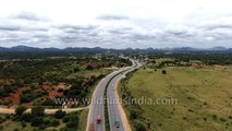 Bangalore highway driving - fly over the best roads in India!