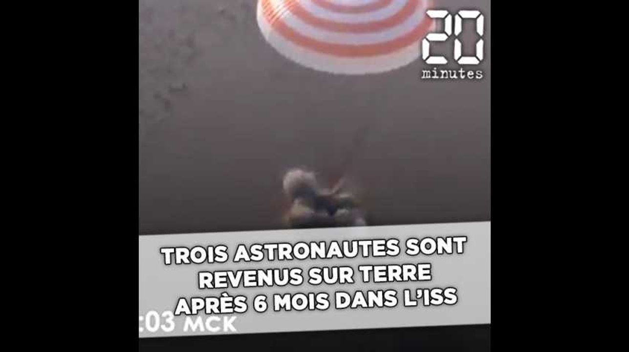 Trois astronautes sont revenus sur Terre après six mois dans l'ISS