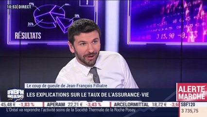 Le coup de gueule de Filliatre: Les explications sur le taux de l'assurance-vie - 20/12