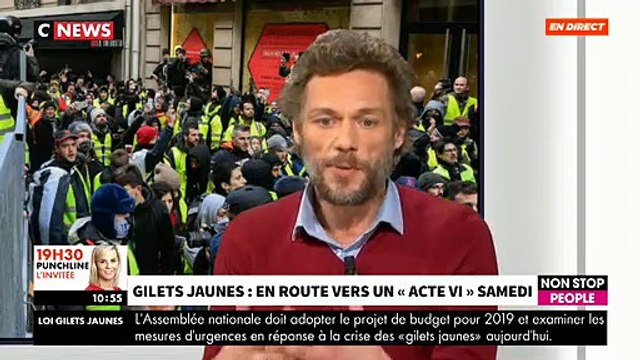 Un des coordinateurs des gilets jaunes appelle en direct dans Morandini Live à manifester samedi pour l'acte VI - VIDEO