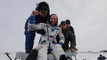 ISS astronotları Dünya'ya geri döndü