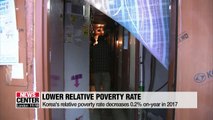 Relative poverty rate of S. Korea reduced to the lowest in 7 years