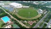 Buddh International Circuit motor racing track in Greater NOIDA- aerial view