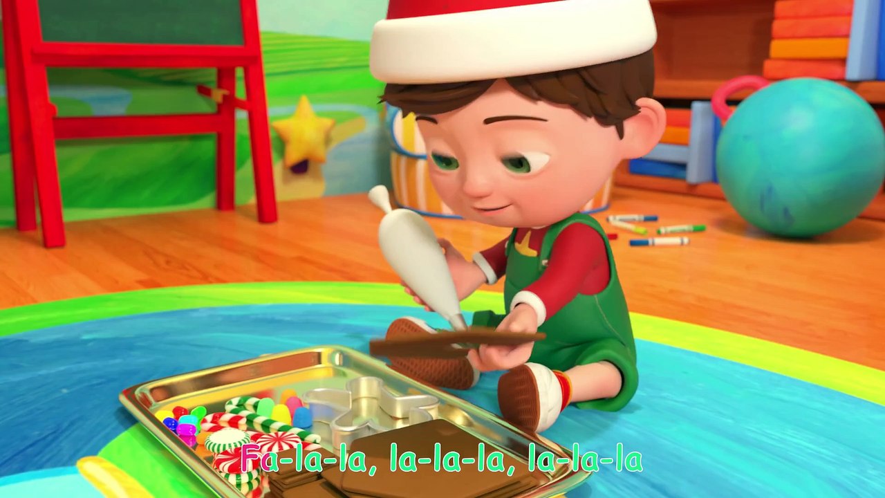 Deck the Halls - Christmas Song for Kids - kid color 3D Nursery Rhymes