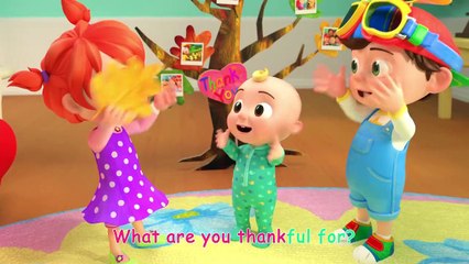 Thank You Song - kid color 3D Nursery Rhymes