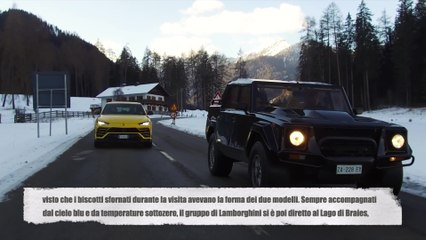 Lamborghini Christmas Drive - viaggio natalizio di Urus e LM002 ai mercatini di Brunico per celebrare i più recenti successi