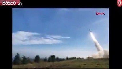 Milli Füze Bora hedefi 280 kilometreden vurdu