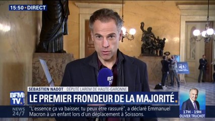Député LaREM frondeur : "Sur la question du budget, le compte n'y est pas" explique Sébastien Nadot