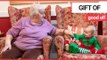 Adorable 'little elves' visit OAPs for Christmas | SWNS TV