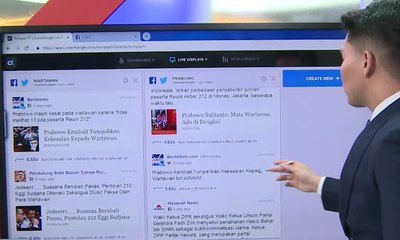 Kekesalan Prabowo Terhadap Wartawan jadi Percakapan di Medsos