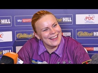 Anastasia says: "I'm going to win Lakeside now - I'm sick of losing !"