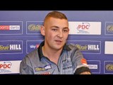 Nathan Aspinall says he wants to be next darts legend from Stockport | 3-0 win over Geert Nentjes