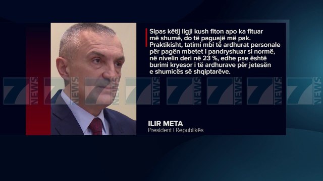 META KTHEN NE KUVEND LIGJIN E DIVIDENTIT - News, Lajme - Kanali 7