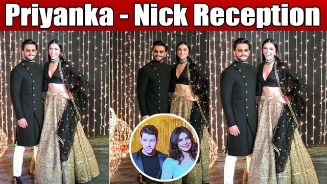 Priyanka & Nick Reception: Deepika Padukone & Ranveer Singh stuns in all black style | FilmiBeat
