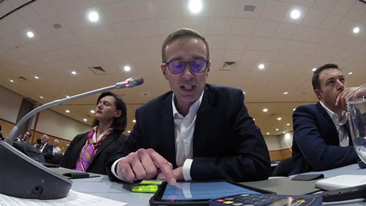 Intervention d'Olivier Burlats sur la Plage de l'Impérial